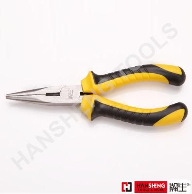 8&quot;, Made of Carbon Steel, Nickel Plated with PVC Handles, German Type, Diagonal Cutting Pliers, Combination Pliers, Hand Tools, Long Nose Pliers