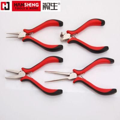 Mini Pliers, Professional Hand Tools, CRV or Carbon Steel, Nickel Plated