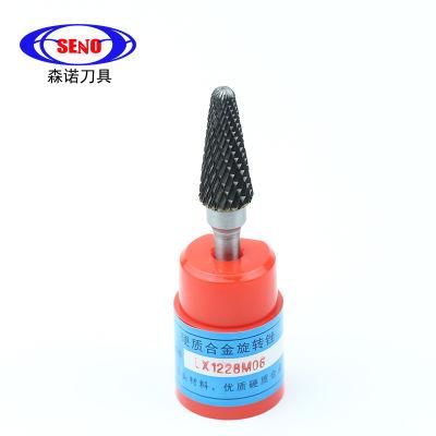 Lx1228m06 Type L Carbide Rotary File High Seed Metal Grinding Tools Alloy Rotary Burrs Router Bit Metal Burrs Removing Tools
