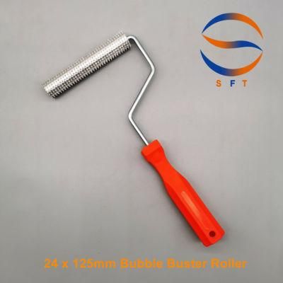 24mm X 125mm Aluminium Bubble Buster Rollers for Deflating Air Bubbles