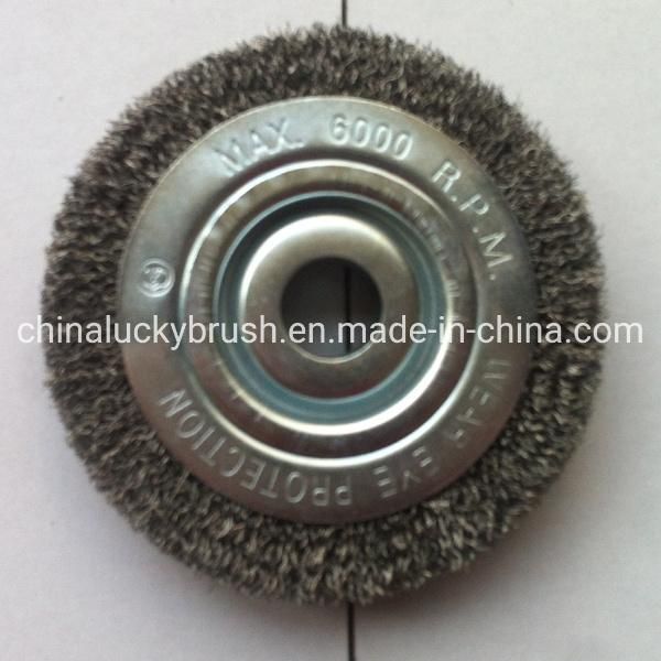 125mm Steel Wire Circular Polishing Brush (YY-070)