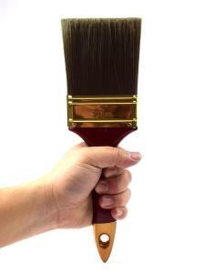 Hot Sale Gold Tail Red Plastic Handle Plastic Wire Paint Brush