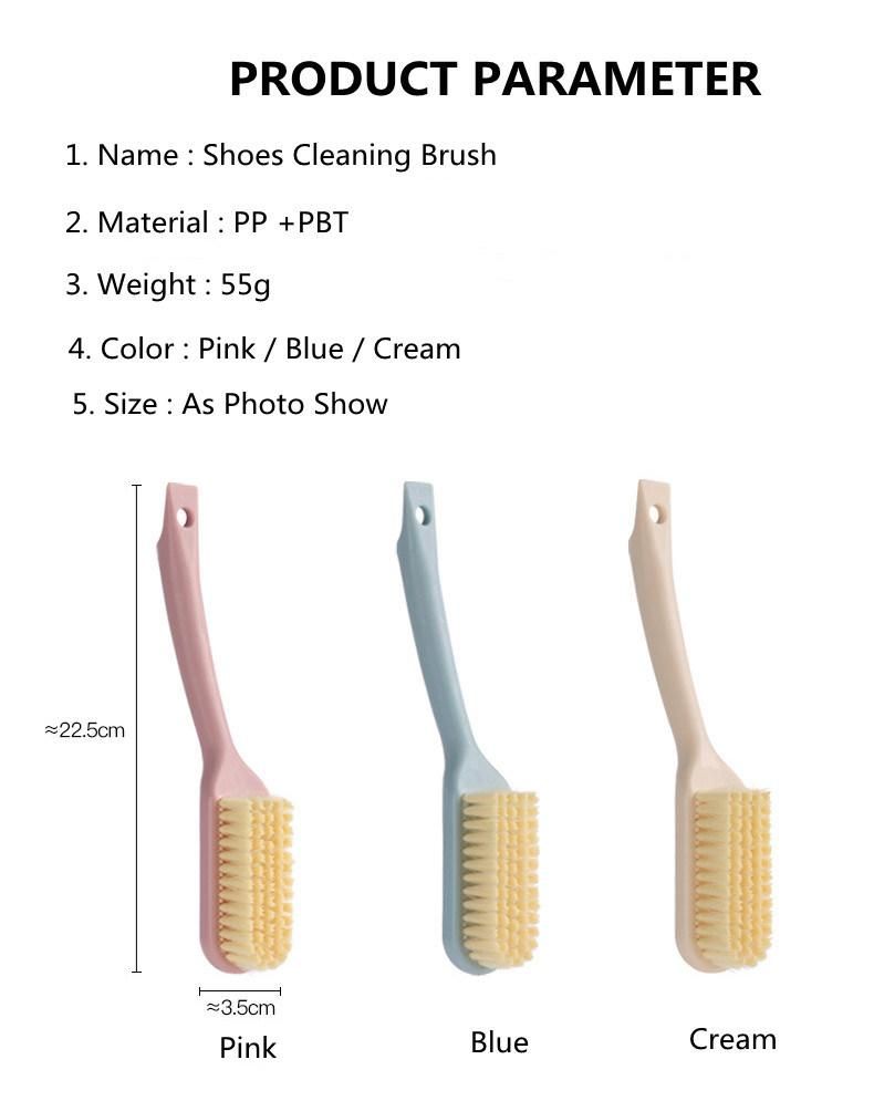 Long Handle Shoes Cleaning Brush PBT Soft Brush Laundry Brush