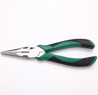 Combination Pliers, Diagonal Cutting Pliers, Made of Cr-V or Cr-Ni, Black and Polish, TPR Handles, Leverage Labor-Saving Pliers, 8&quot;