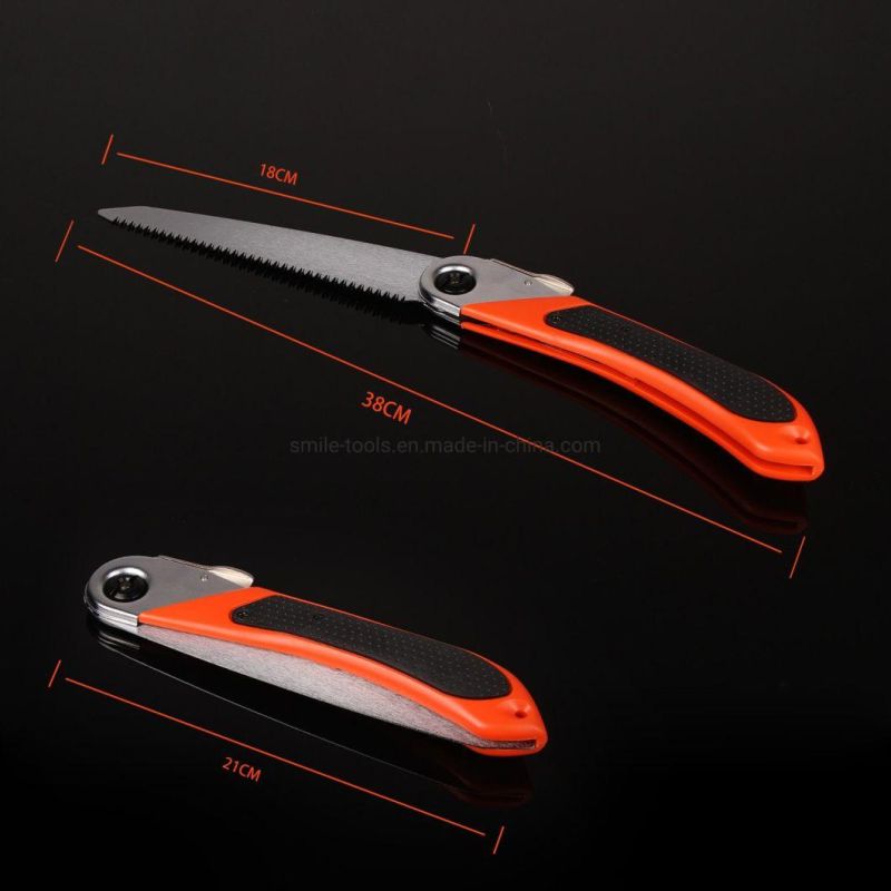 Camping Folding Hand Pruning Saw with Rugged Blades