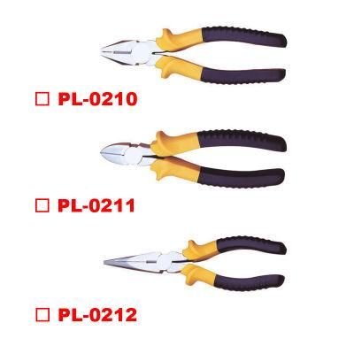 American Type Combination/Diagonal Cutting/Long Nose Pliers Two Color Handle