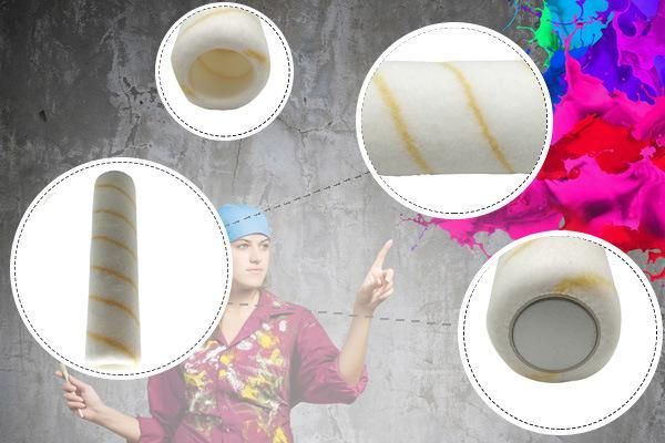 Professional Paint Roller Polyester Short Pile Paint Roller Refill