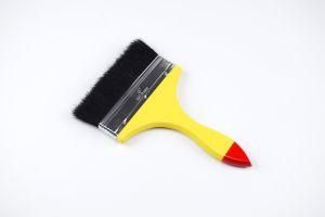 Polyester Brush Wire with Red Tail and Yellow Wooden Handle Paint Brush