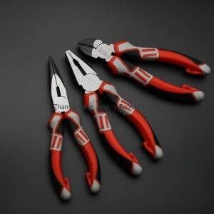 German Type High Quality Labor-Saving Combination Pliers Long Nose Pliers Diagonal Cutting Pliers 6&quot; 8&quot;