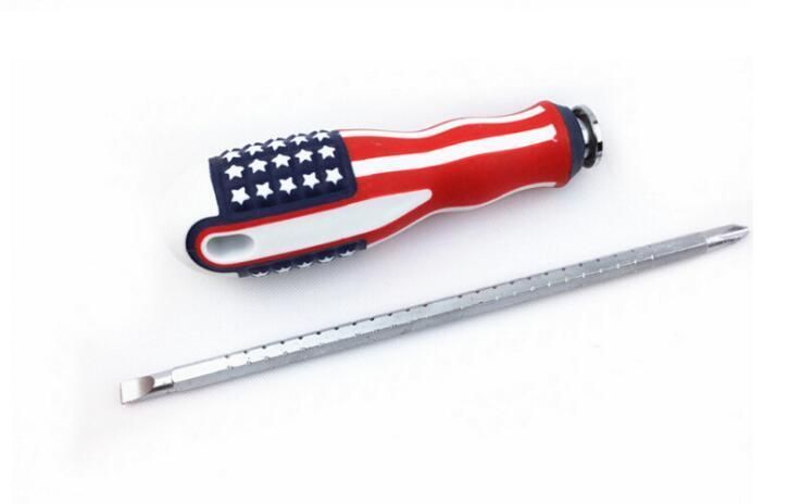 Two Way Durable Use Plastic Handle Magnetic Screwdriver