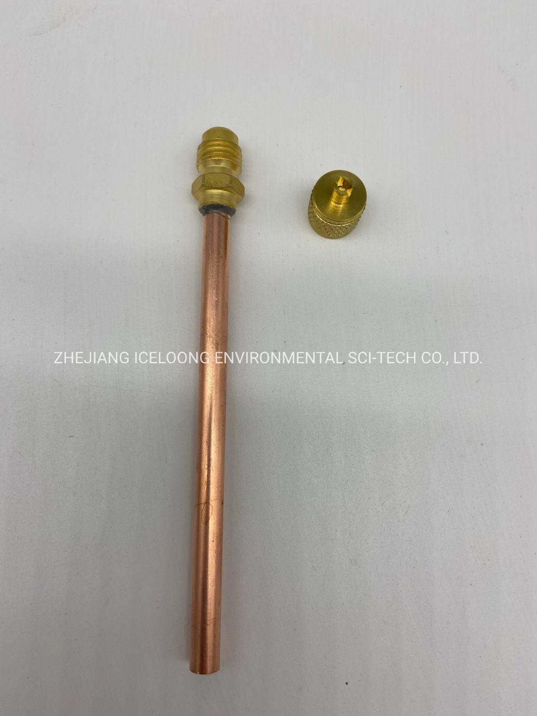 1/4 Copper Access Service Valve for Refrigeration and Air Conditioning Use