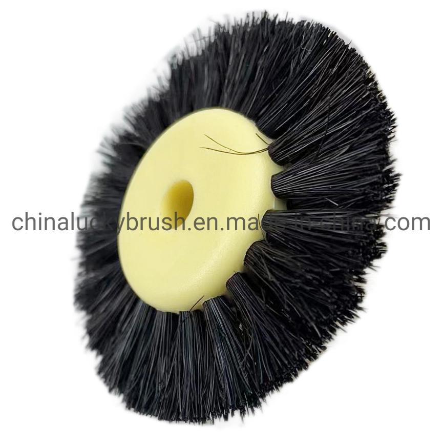 Pig Bristle Small Dental Jewelry Cleaning or Polishing Wheel Round Disc Brush Industrial Brush (YY-994)