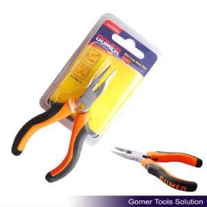 4.5&quot; Carbon Steel TPR Handle Mini Long Nose Plier (T03317)