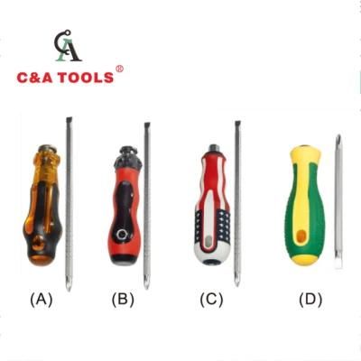 Double-Use High Quality Screwdriver with Plastic Handle