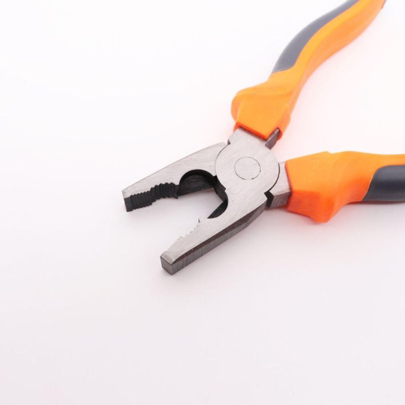 Orange Handle Pliers Steel Hand Tool Professional 6 Inch 8 Inch Pliers