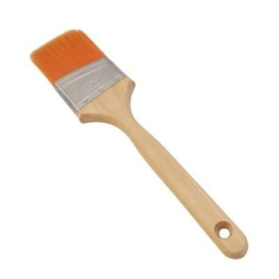 Factory Cheap and High Quality Flat Acrylic Filament Hair Plastic Handle Wholesale Angular Sash Brushes