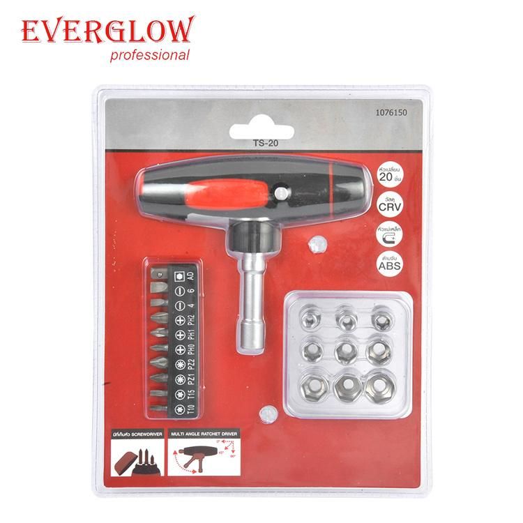 24PC Household Screwdriver Socket Set