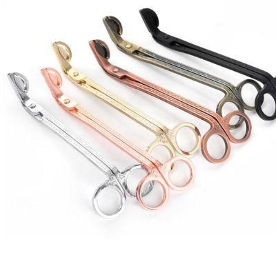 Custom Logo Stainless Steel Cutter Tools Candle Scissor Wick Trimmer Set