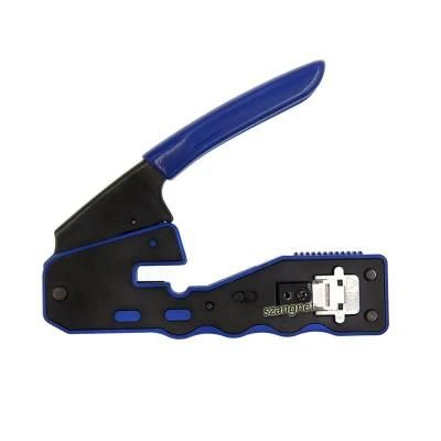 Mini RJ45 Pass Through Compact Ez Crimping Tool