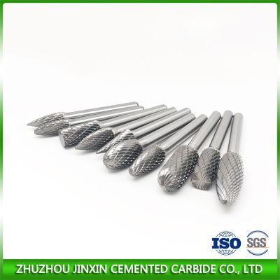 10PCS 6X6 mm Carbide Burrs Set 1/4&quot;Cutting