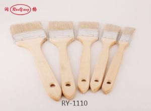 Paint Brush with Nature Wood Handle and Bristle