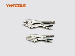 2PCS Round Nose CRV Locking Pliers Set