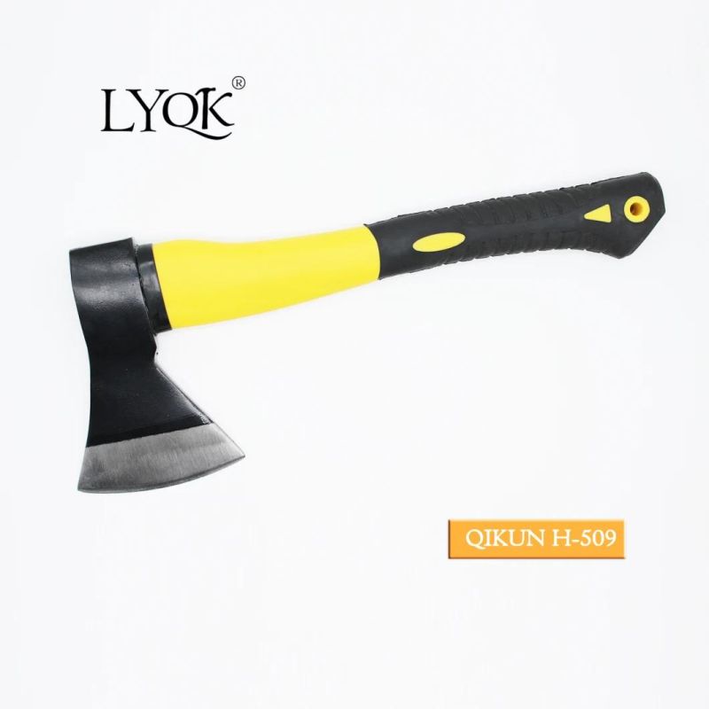 H-508 Construction Hardware Hand Tools Plastic Rubber Handle Hammer Axe