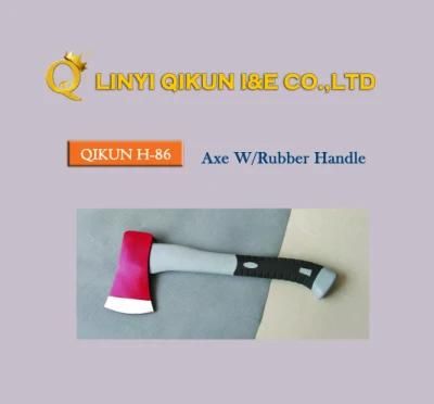 H-86 Construction Hardware Hand Tools Half Plastic Coated Handle A613 Axe