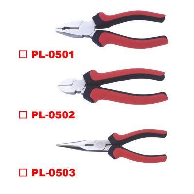 Germany Type Combination/Diagonal Cutting/Long Nose Pliers Single Color Handle