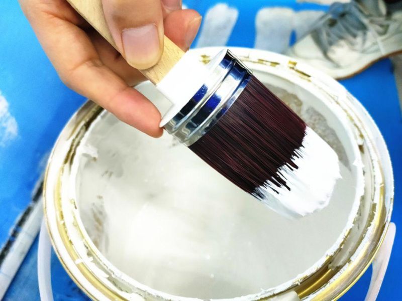 High Grade Bulk Paint Brushes Wooden Handle Flat Paint Brush