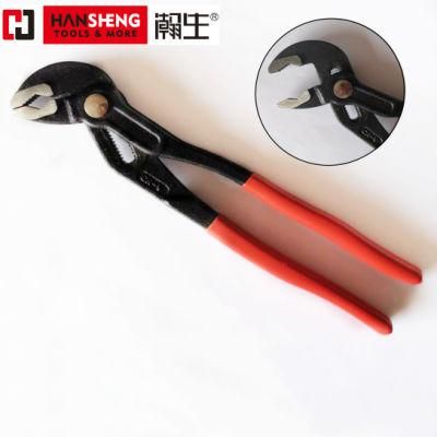 Professional Hand Tools, Made of CRV, High Carbon Steel, Water Pump Pliers with Button