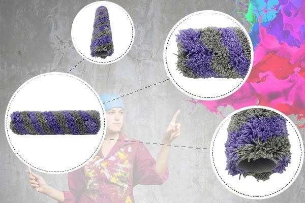 Hand Tool Decorate Microfiber Paint Roller Cover for European Market