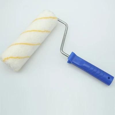 Top Quality Hand Tool Polyester 9 Inch Yellow Stripe Paint Roller Brush for Sale
