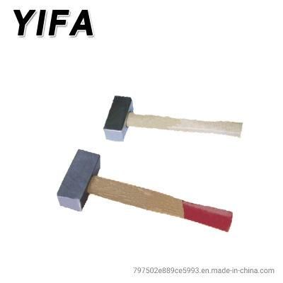 Hardware Tools French Type Stoning Hammer with Wooden Handle