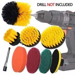 Hot Sale 14piece Drill Brush Attachments Set, Scrub Pads &amp; Sponge, Power Scrubber Brush with Extend Long Attachment