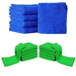 Soft Car Wipe Cloth Wash Cleaning Towel Washing Towel Micro Fibre Blue