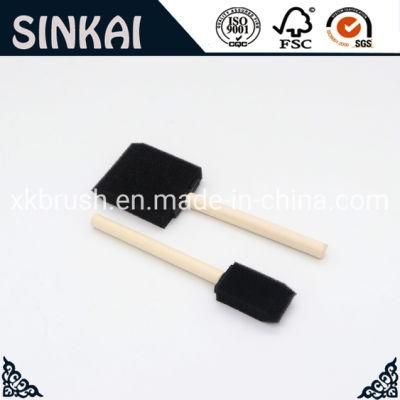 Cheaper Sponge Paint Brush with Wooden Handle
