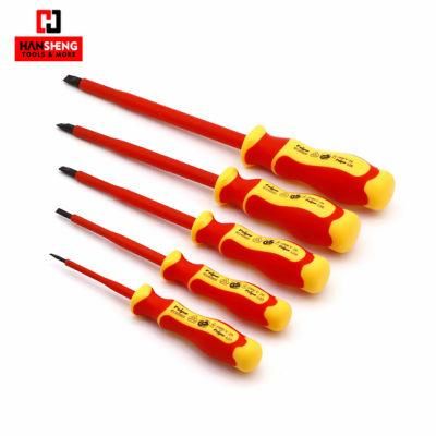 Professional VDE Screwdriver, Hand Tools, Hardware Tools, Made of S2, VDE Screwdriver, Professional Screwdriver, Screwdriver Cross, Regular Size