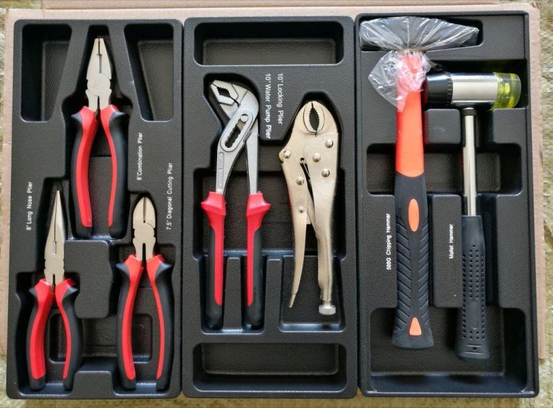 228PCS -5trays Tool Set with 7 Drawers Heavy Duty Cabinet (FY228A2)