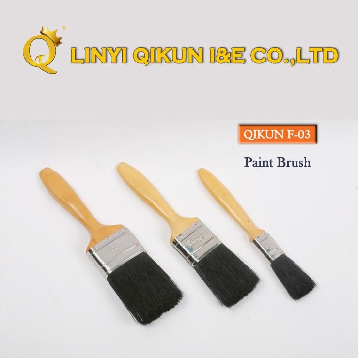 F-88 Hardware Decorate Paint Hand Tools Wooden Handle Bristle Roller Paint Brush