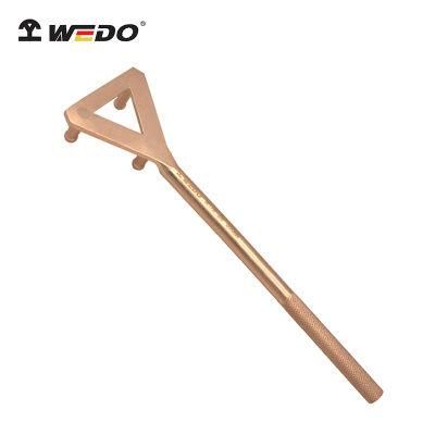 Wedo Non Sparking Beryllium Copper Valve Spanner Bam/FM/GS Certified