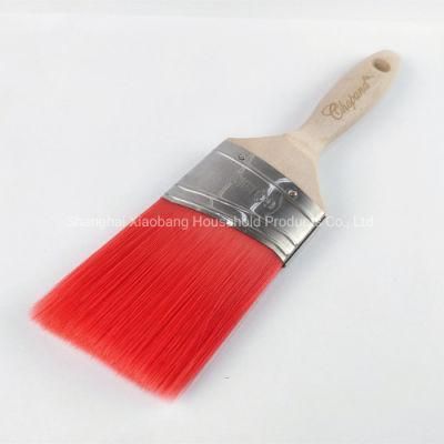 Premium Ylon/Poly Bristle Wood Handle Paint Brush