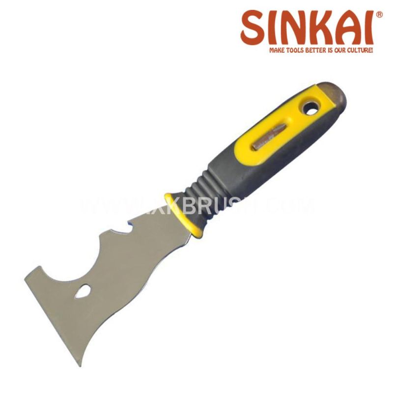 Stainless Steel Scrapper with Rubber Handle