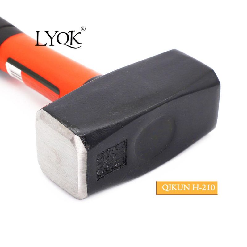 H-209 Construction Hardware Hand Tools Plastic Coated Handle German Type Stoning Stone Hammer