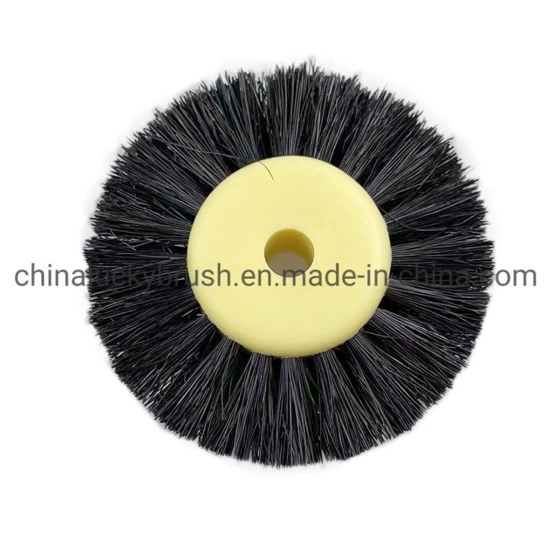 Pig Bristle Small Dental Jewelry Cleaning or Polishing Wheel Round Disc Brush Industrial Brush (YY-994)