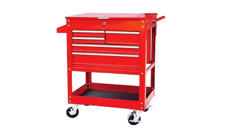 Repair Tool Car Auto Storage Rack Self-Locking Drawer Cabinet Heavy Duty Supply Cart