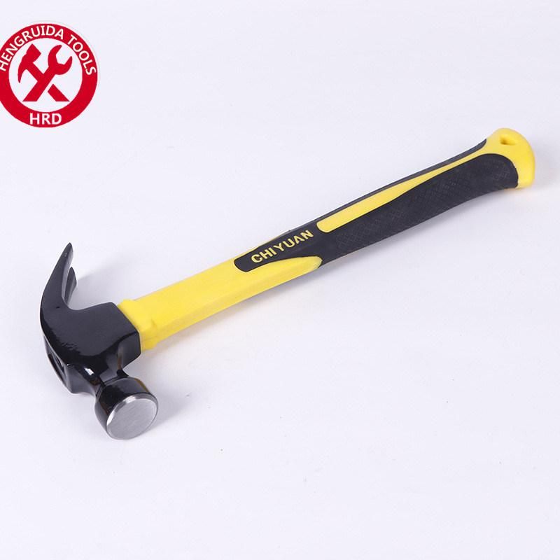 Claw Hammer with TPR Handle Trop Forged Carbon Steel