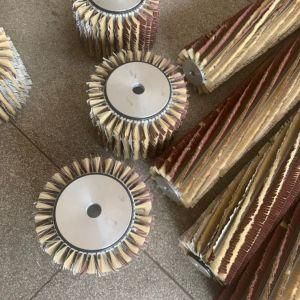 Wood Polishing Roller Brush in Sisal/Tampico Strip and Sander Paper China