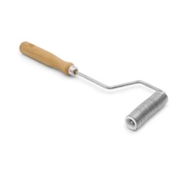 25mm Diameter 95mm Length Flexible Spring Roller with Wooden Handle