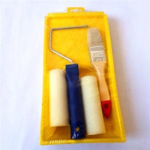 Roller Brush Set with Plastic Tray